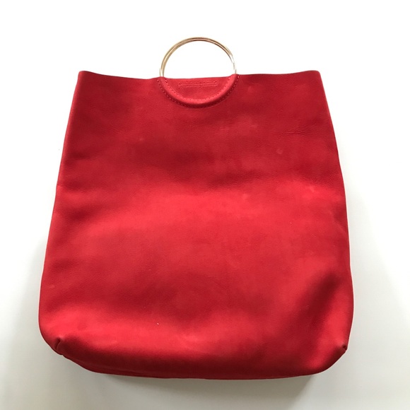 Able Red Fozi Foldover Clutch - Picture 6 of 9